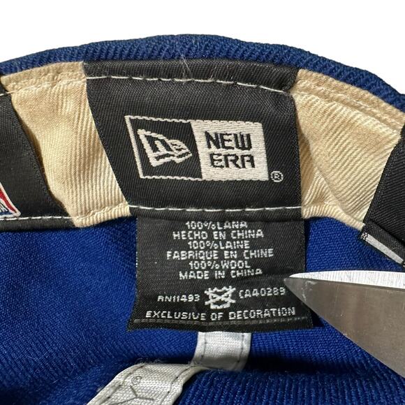 Golden State Warriors New Era 59Fifty NBA Hat Cap Wool Blue Size 7 5/8 - Picture 8 of 8